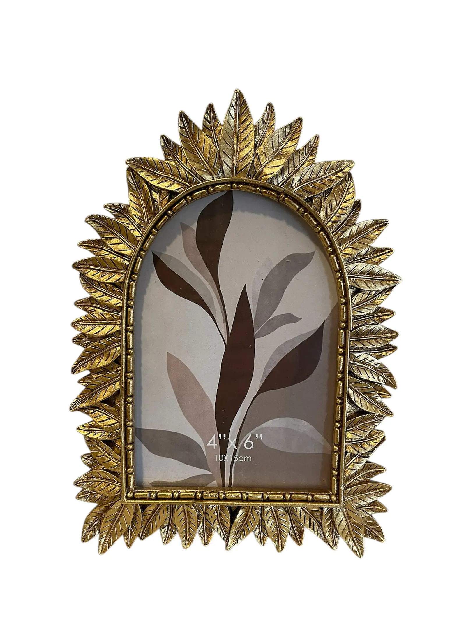 Moldura Folhas Douradas