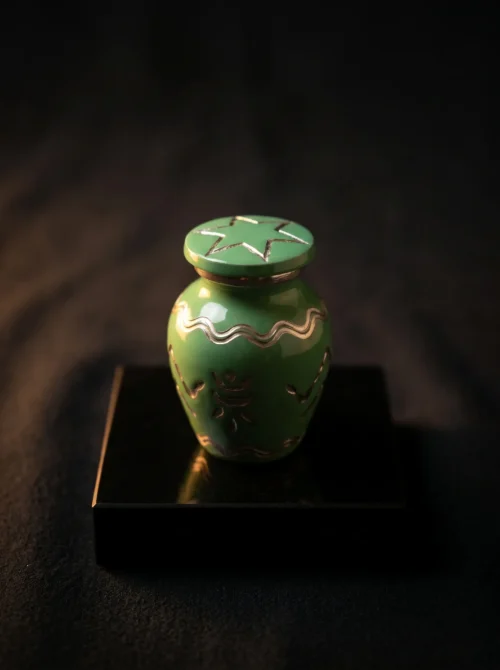 Urna de cinzas Mini Verde