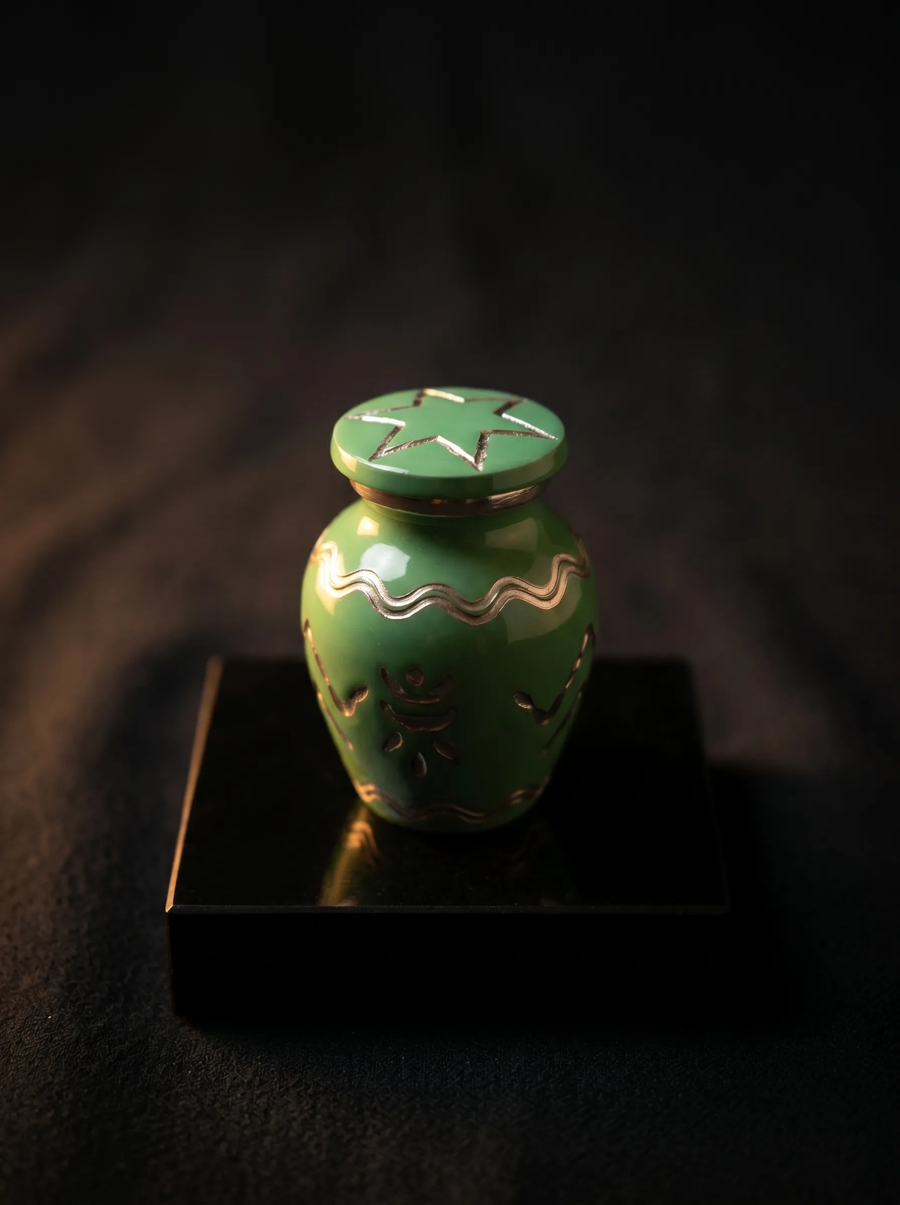 Urna de cinzas Mini Verde