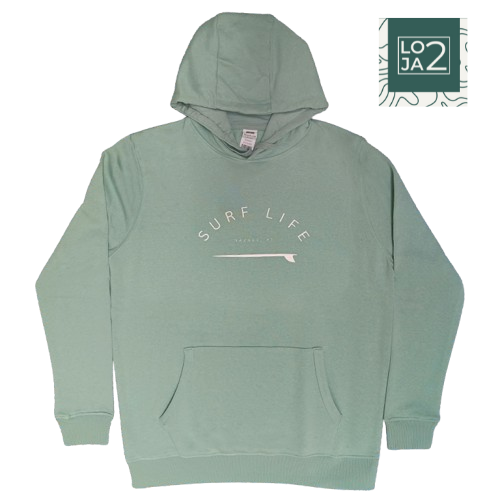 Hoodie Estampado "Surf Life"