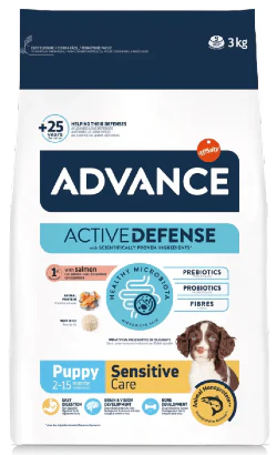 Ração para Cão Advance Dog Puppy Sensitive Care Salmon 3KG