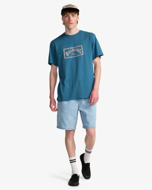 Larry - Calções de caminhada de cintura elástica para homem