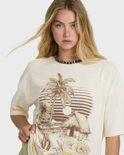 T-shirt de manga curta para Mulher - billabong