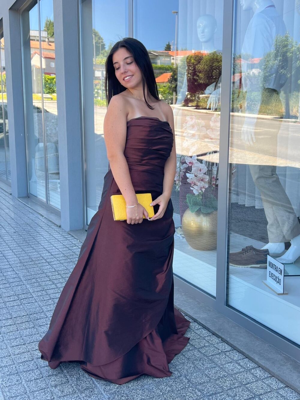 Vestido Glam Marsala - Imagen 3