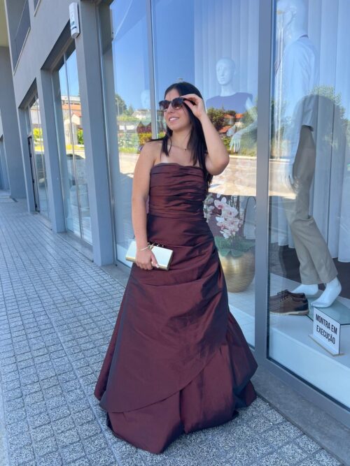 Vestido Marsala Glam