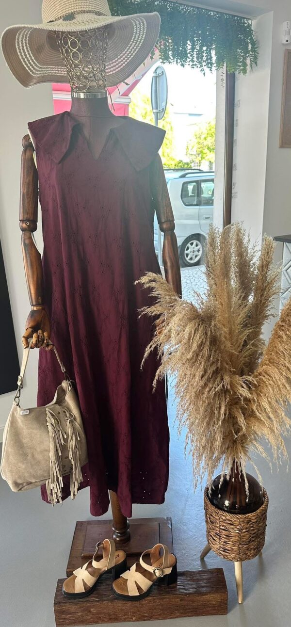 vestido bordado inglés