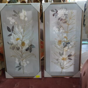 Tela decoração com flores