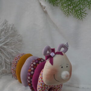 Handmade caterpillar from the Alfazema Collection