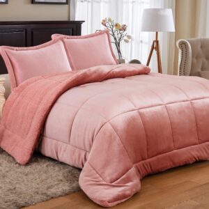 Edredão Rosa com Almofadas (Conjunto)
