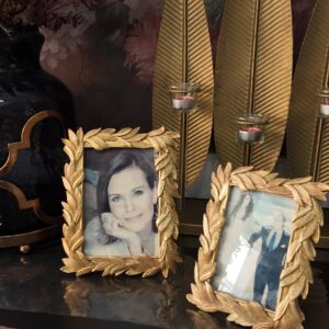 Conjunto de Molduras Decorativas Douradas