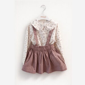 Conjunto saia e camisa estampada
