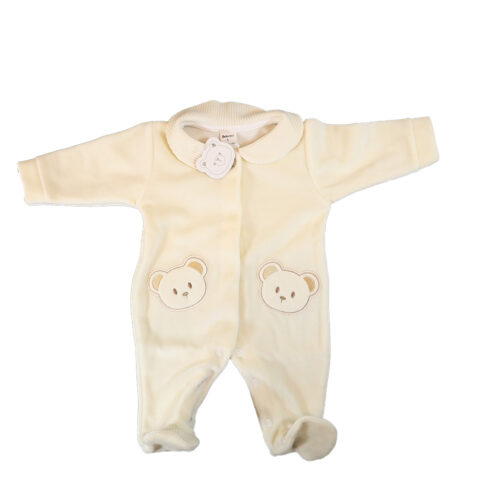 babygrow bebe bege ursinho