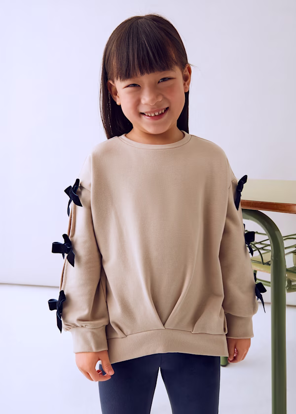 Conjunto leggings e sweat laços menina MAYORAL - Image 2