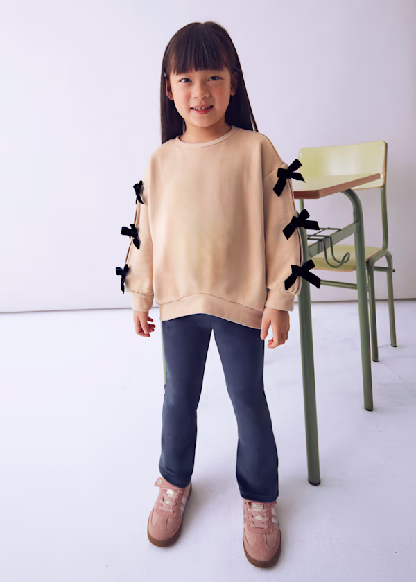 Conjunto leggings e sweat laços menina MAYORAL