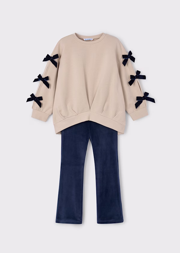 Conjunto leggings e sweat laços menina MAYORAL - Image 4