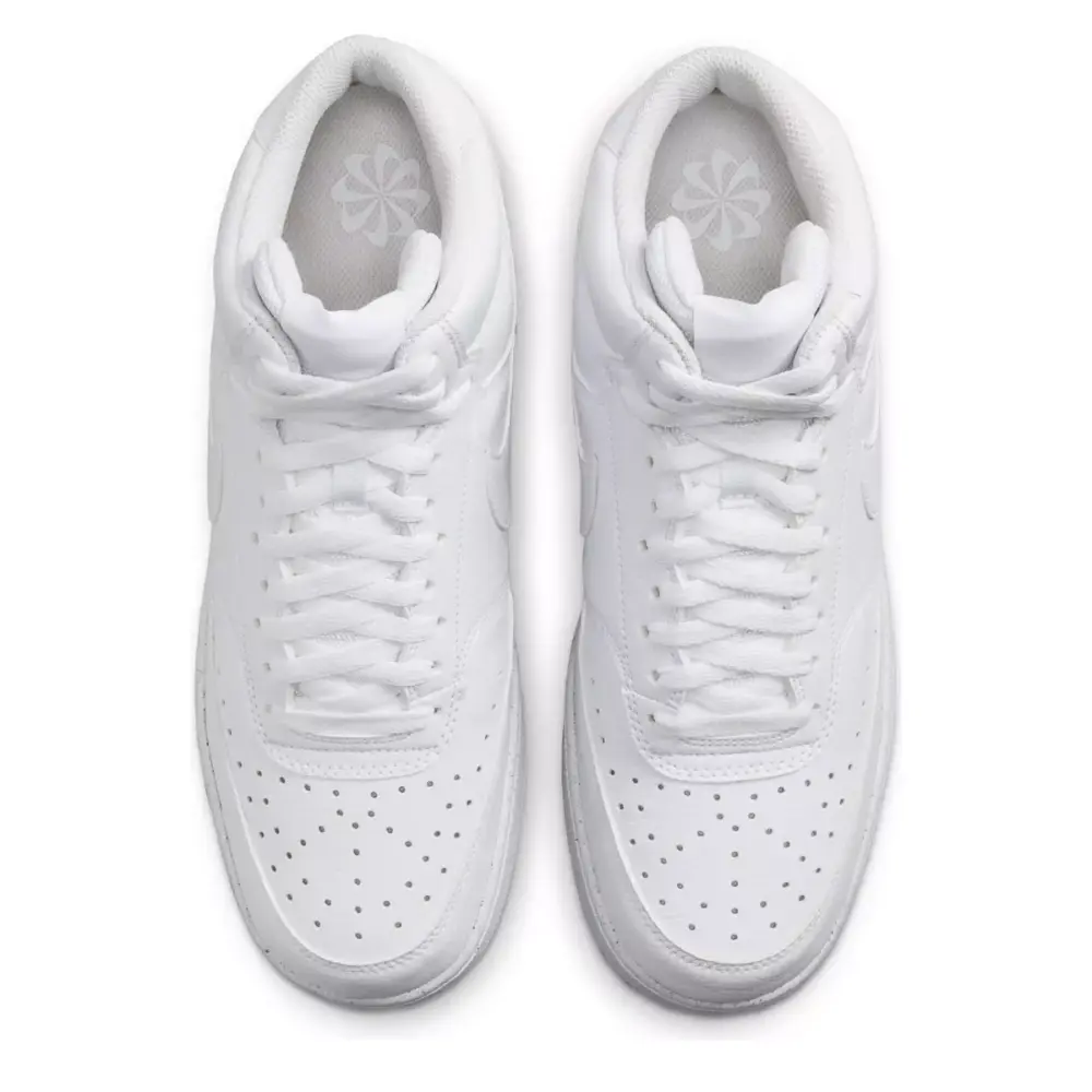 Nike Court Vision Mid (Triplo Branco) - Image 3