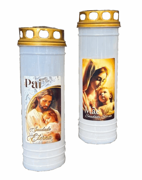 Vela de cemitério Pai e Mãe