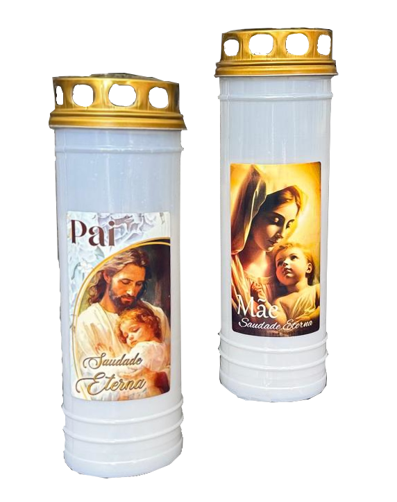 Vela de cemitério Pai e Mãe