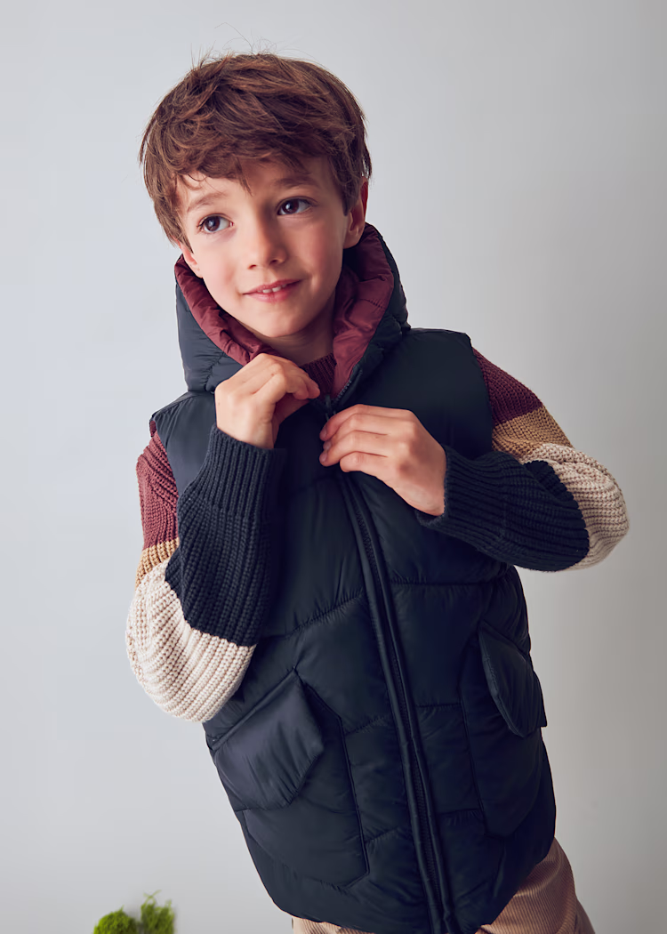 Colete reversível menino