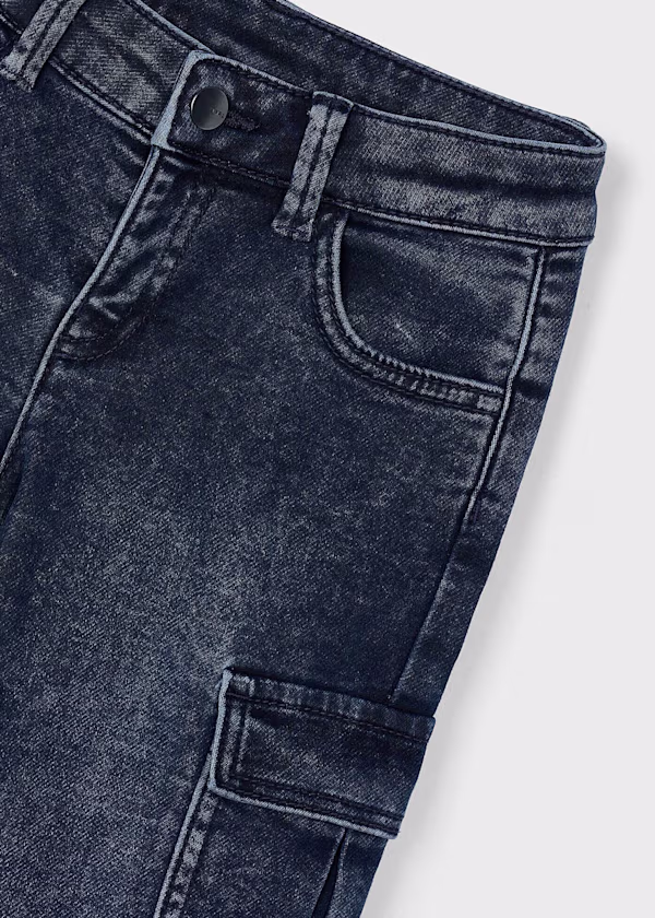 Calças ganga cargo menino - Image 3