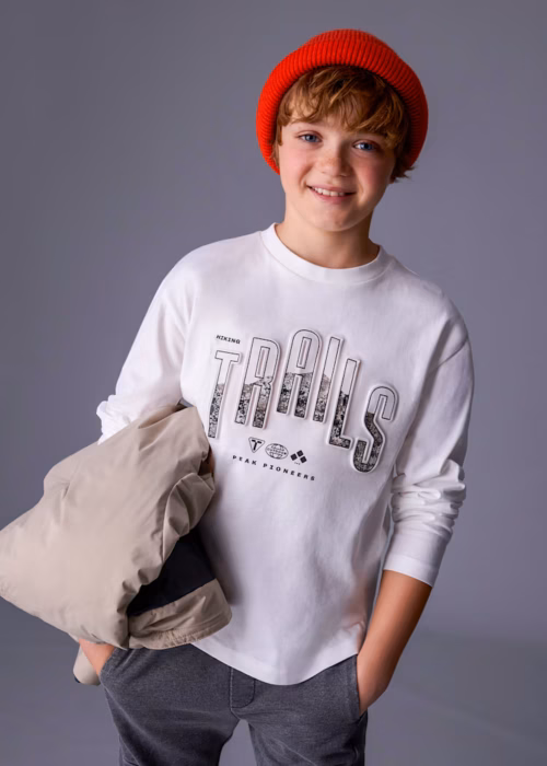 Camisola letras rapaz