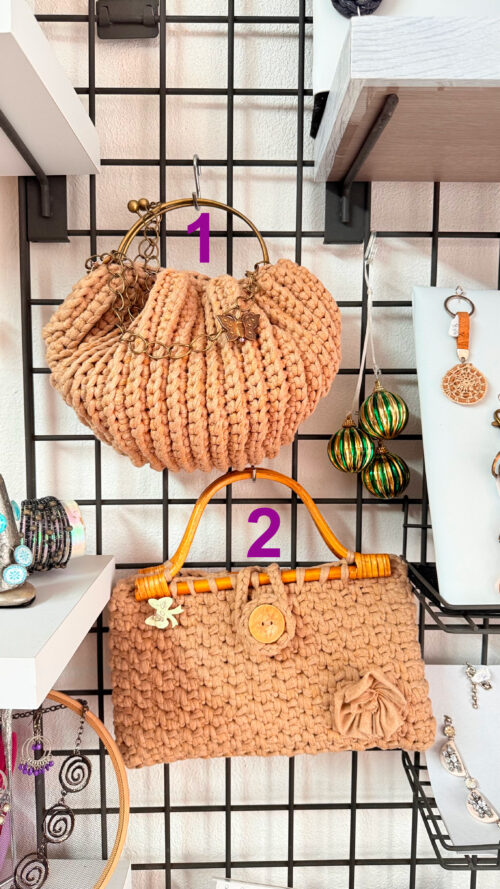 Carteiras Trapilho (tons bege)