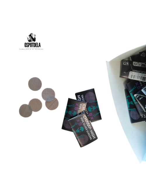 Pipe Silver Screens Champhigh | Redes Metálicas para Cachimbo (5 Unid.)