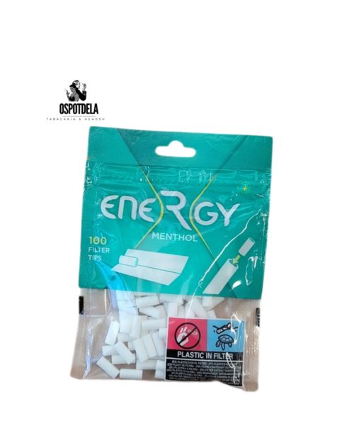 Filtros Energy Menthol | Filtros Refrescantes para Cigarro