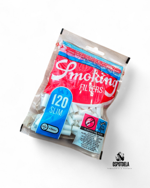 Filtros Smoking Slim 6mm (120 Unidades) - Qualidade Premium