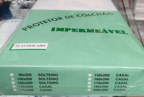 Capa colchão solteiro 100x200
