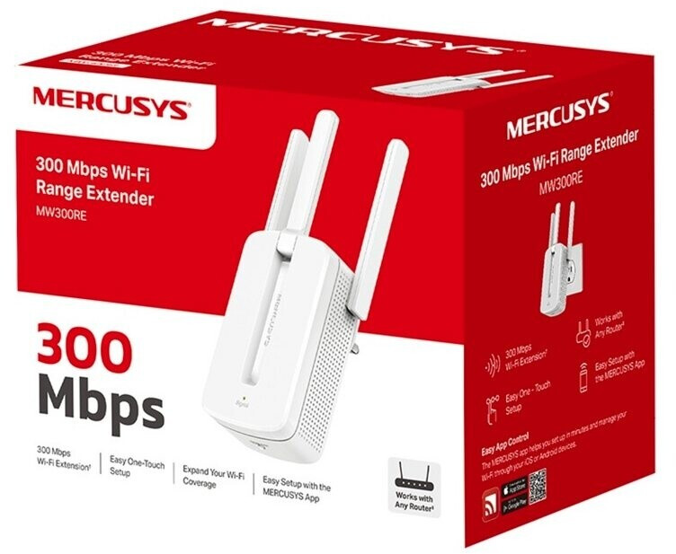 Repetidor Mercusys MW300RE 300 Mbit