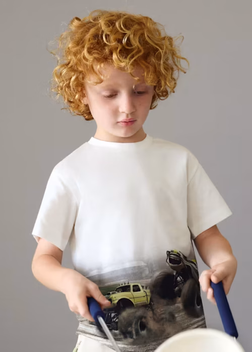 T-shirt print posicionado - Mayoral