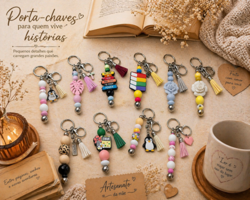Porta-Chaves Decorativos Artesanais