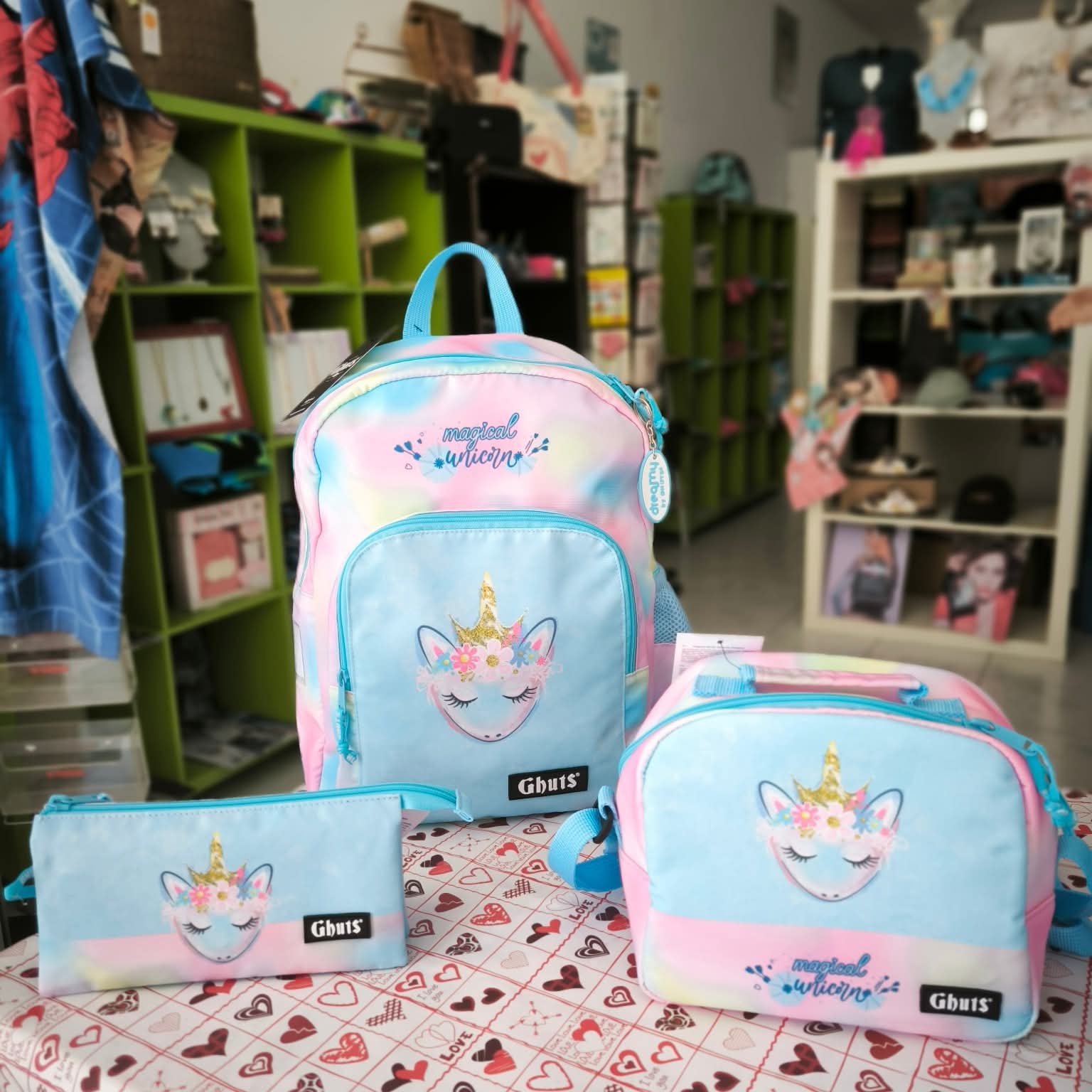 Conjunto escolar Ghuts Unicórnio 🦄