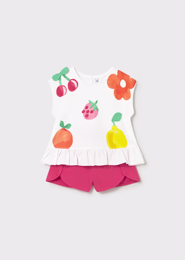 Conjunto calção e t-shirt bebé Mayoral