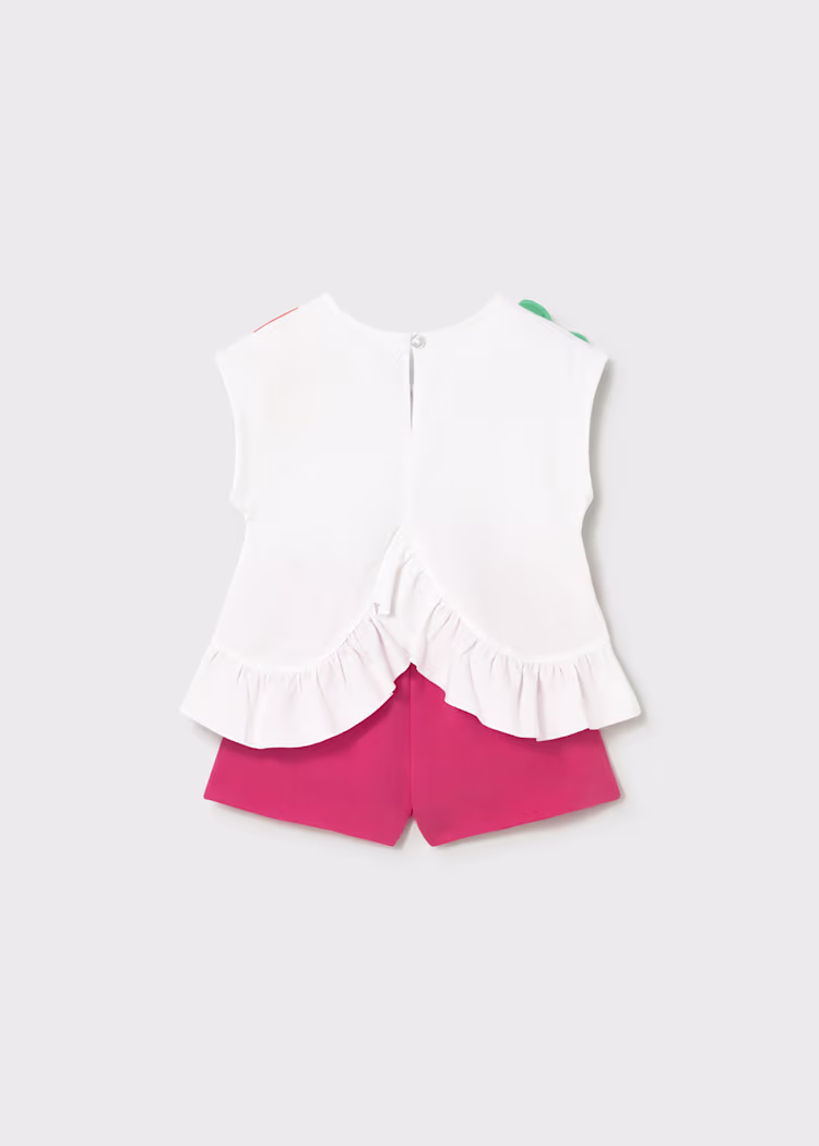 Conjunto calção e t-shirt bebé Mayoral - Imagen 2