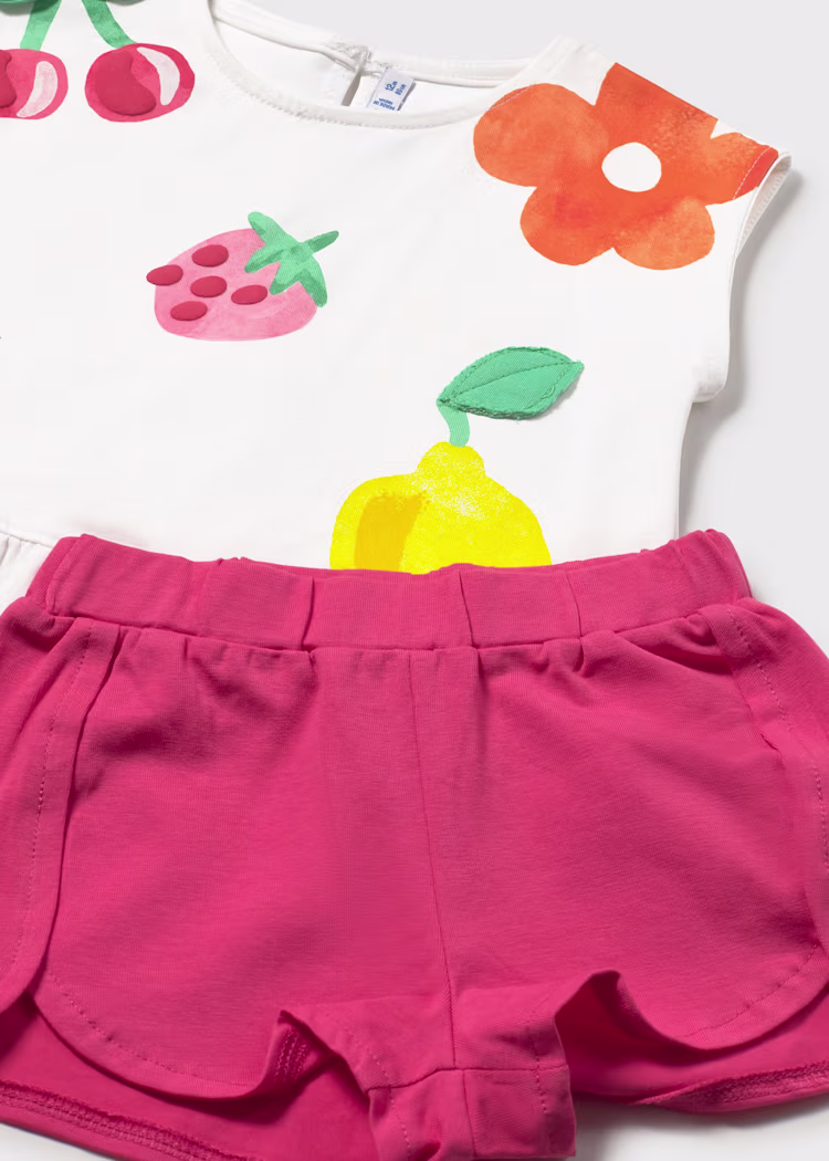 Conjunto calção e t-shirt bebé Mayoral - Imagen 3