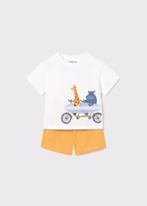 Conjunto calção e t-shirt surf bebé Mayoral
