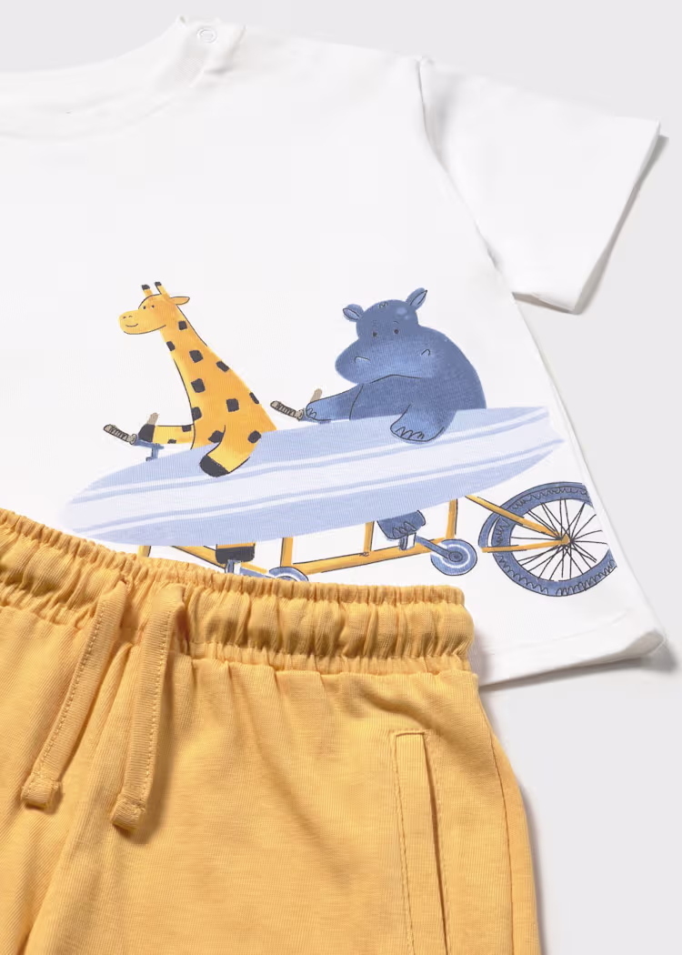 Conjunto calção e t-shirt surf bebé Mayoral - Image 3