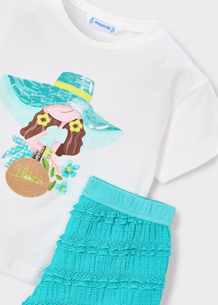 Conjunto calção e t-shirt Mayoral - Image 4