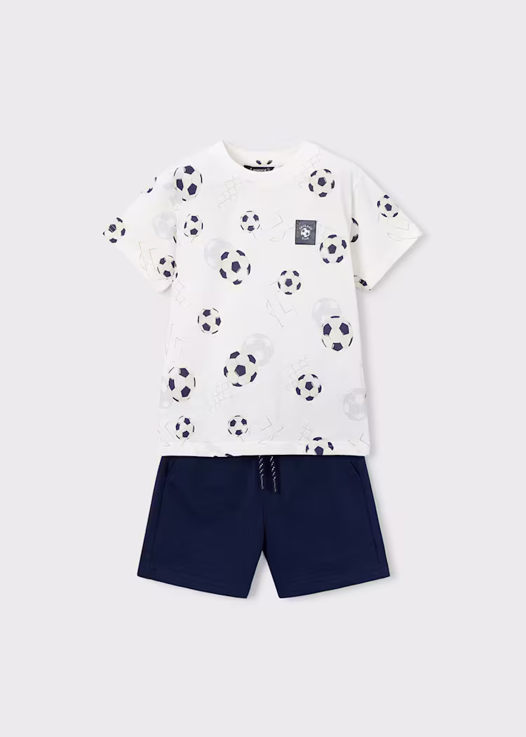 Conjunto de bermuda e tshirt Mayoral