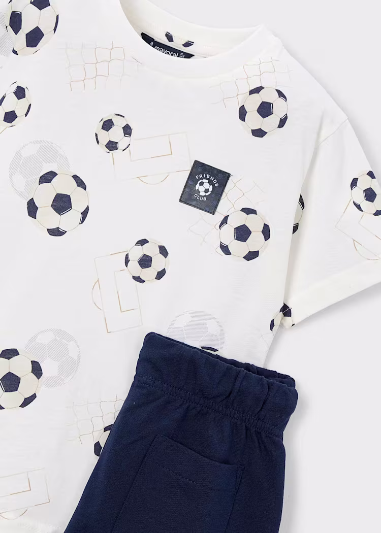 Conjunto de bermuda e tshirt Mayoral - Imagen 3