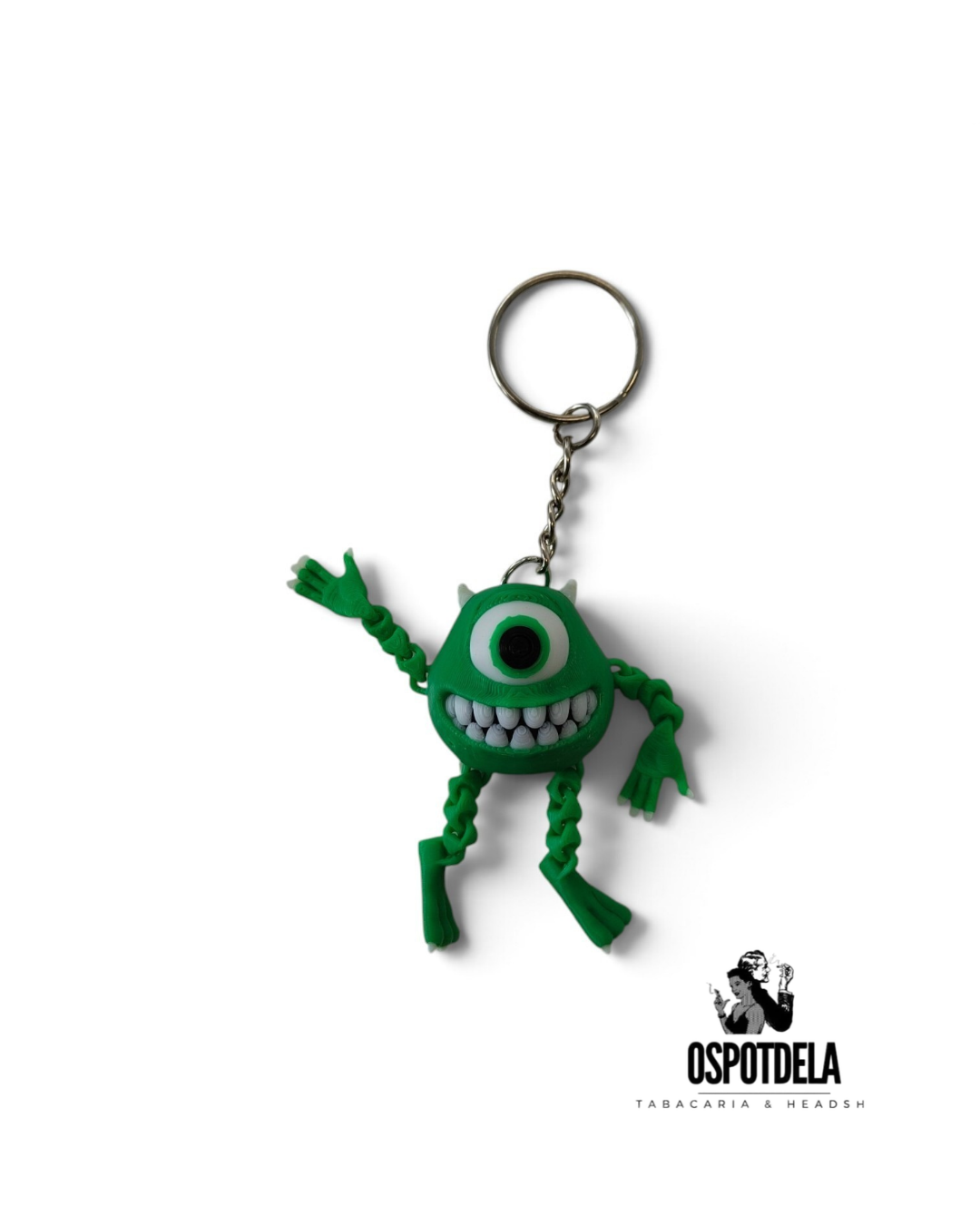 Porta-Chaves Mike Wazowski Articulado em Impressão 3D – OSPOTDELA - Imagen 2