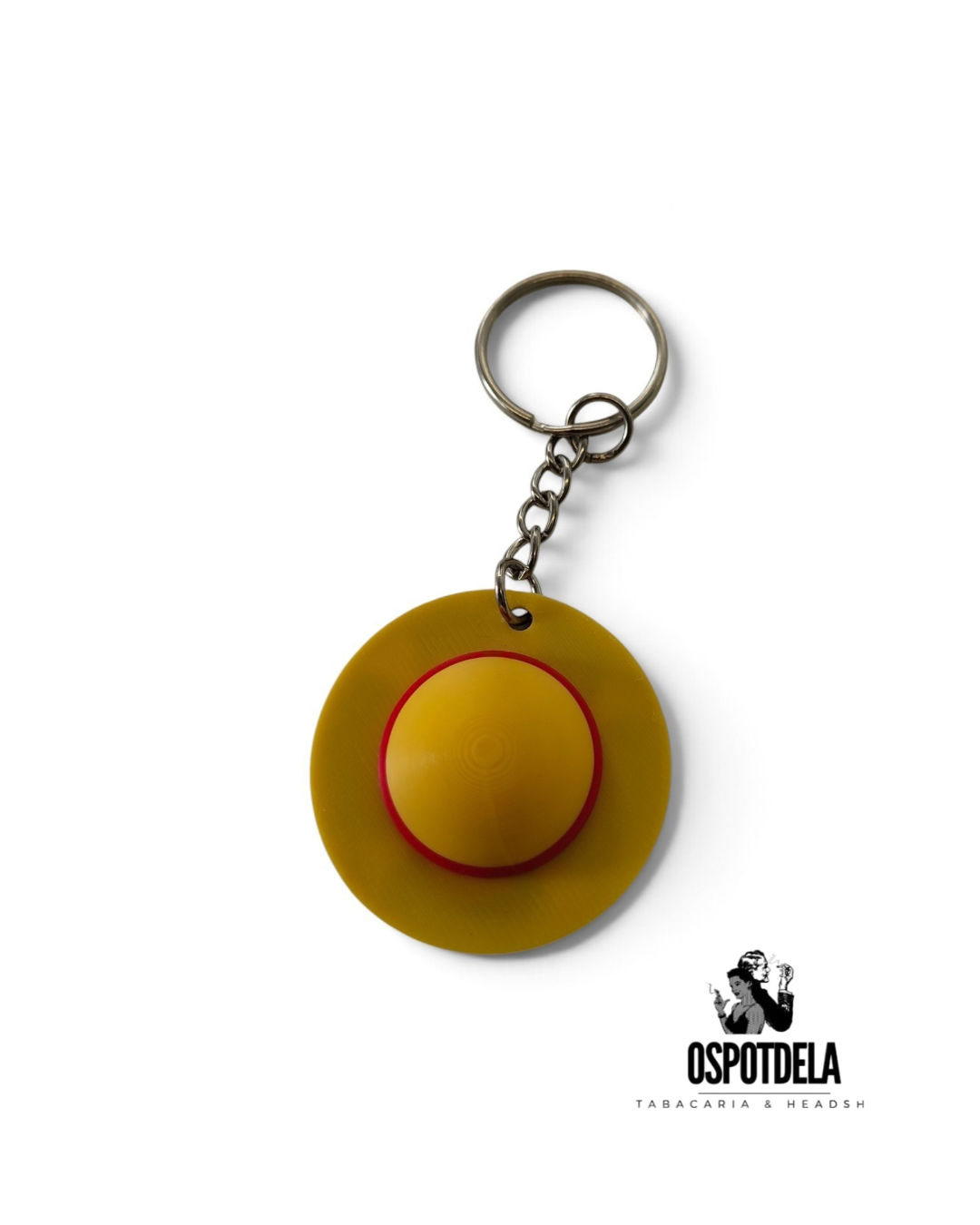 Porta-Chaves Chapéu de Palha Luffy (One Piece) em Impressão 3D – OSPOTDELA - Imagen 3
