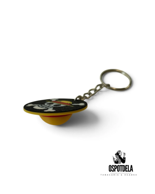 Porta-Chaves Chapéu de Palha Luffy (One Piece) em Impressão 3D – OSPOTDELA