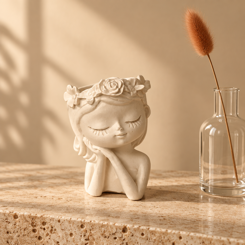Vaso Decorativo Menina Serena – Sonho - Image 3