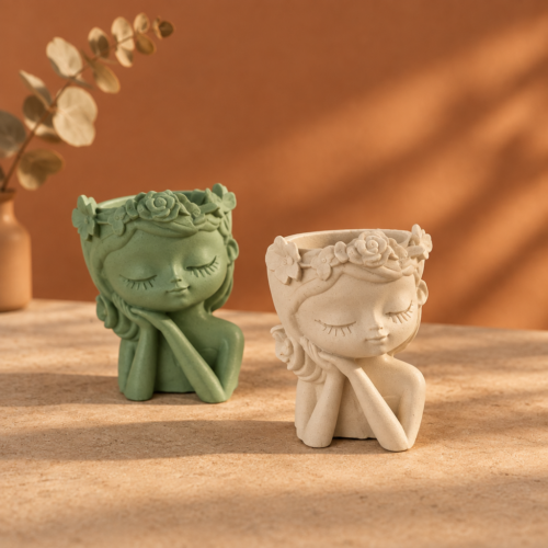 Vaso Decorativo Menina Serena – Sonho