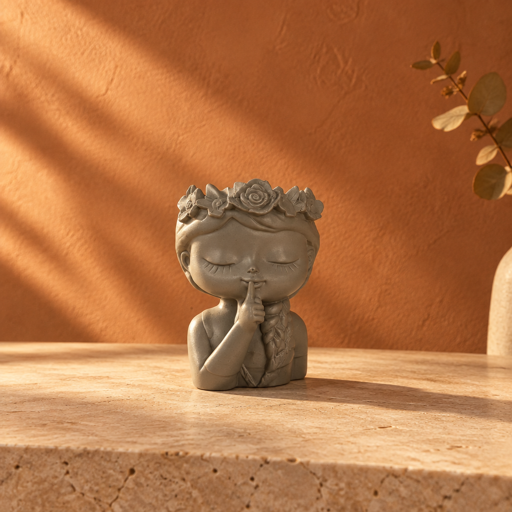 Vaso Decorativo Menina Serena – Silêncio - Imagen 6