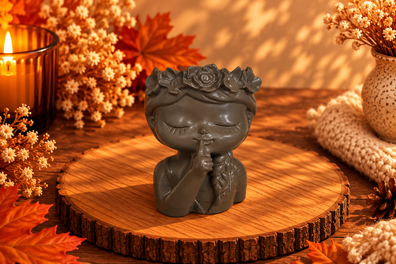 Vaso Decorativo Menina Serena – Silêncio - Imagen 4