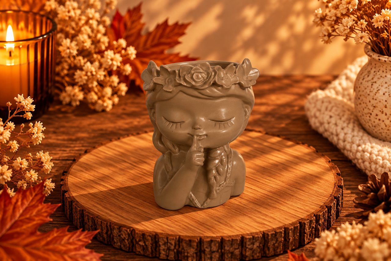 Vaso Decorativo Menina Serena – Silêncio - Imagen 8